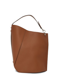 Sac fourre-tout en cuir marron Lanvin