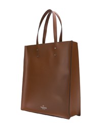 Sac fourre-tout en cuir marron Valentino