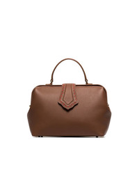 Sac fourre-tout en cuir marron Mehry Mu