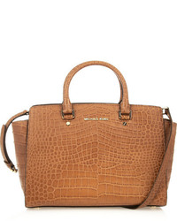 Sac fourre-tout en cuir marron MICHAEL Michael Kors