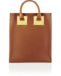 Sac fourre-tout en cuir marron Sophie Hulme