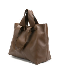 Sac fourre-tout en cuir marron No/An