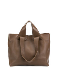 Sac fourre-tout en cuir marron No/An