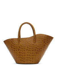 Sac fourre-tout en cuir marron Little Liffner