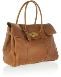 Sac fourre-tout en cuir marron Mulberry