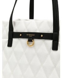 Sac fourre-tout en cuir matelassé blanc Givenchy