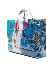 Sac fourre-tout en cuir multicolore Comme Des Garcons SHIRT