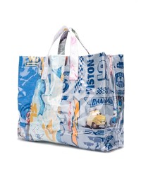 Sac fourre-tout en cuir multicolore Comme Des Garcons SHIRT