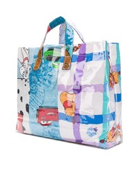 Sac fourre-tout en cuir multicolore Comme Des Garcons SHIRT