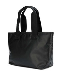 Sac fourre-tout en cuir noir et blanc Diesel