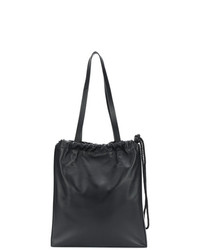 Sac fourre-tout en cuir noir Aesther Ekme