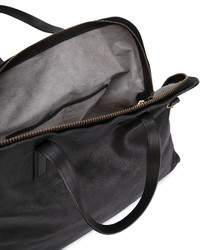 Sac fourre-tout en cuir noir Officine Creative