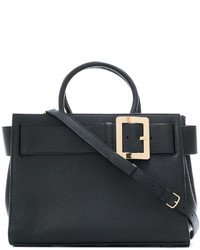 Sac fourre-tout en cuir noir Bally