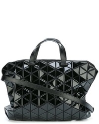 Sac fourre-tout en cuir noir Bao Bao Issey Miyake