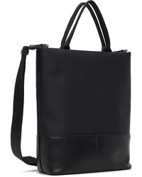 Sac fourre-tout en cuir noir A.P.C.