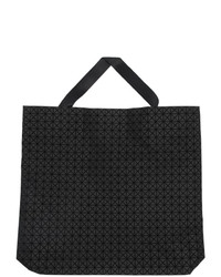 Sac fourre-tout en cuir noir Bao Bao Issey Miyake