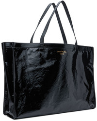 Sac fourre-tout en cuir noir Acne Studios