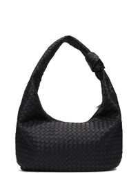 Sac fourre-tout en cuir noir Bottega Veneta