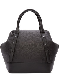 Sac fourre-tout en cuir noir Mackage