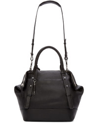 Sac fourre-tout en cuir noir Mackage