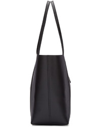 Sac fourre-tout en cuir noir Kara