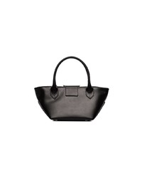 Sac fourre-tout en cuir noir Dorateymur