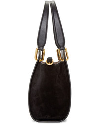 Sac fourre-tout en cuir noir Maiyet