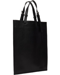 Sac fourre-tout en cuir noir A.P.C.