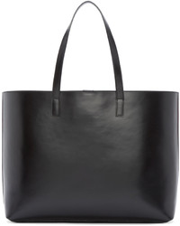 Sac fourre-tout en cuir noir Junya Watanabe