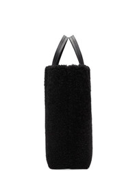 Sac fourre-tout en cuir noir Off-White