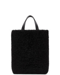 Sac fourre-tout en cuir noir Off-White