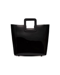 Sac fourre-tout en cuir noir Staud