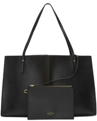 Sac fourre-tout en cuir noir Maiyet