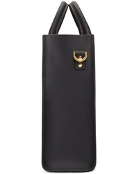 Sac fourre-tout en cuir noir Sophie Hulme