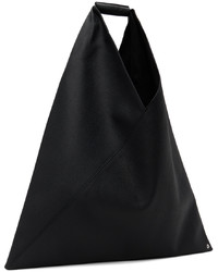 Sac fourre-tout en cuir noir MM6 MAISON MARGIELA