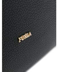 Sac fourre-tout en cuir noir Furla