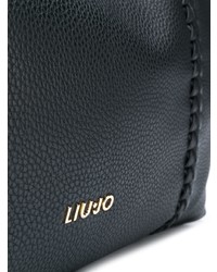 Sac fourre-tout en cuir noir Liu Jo