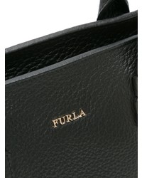 Sac fourre-tout en cuir noir Furla