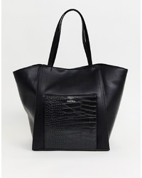 Sac fourre-tout en cuir noir Carvela