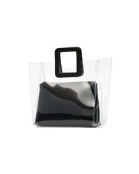 Sac fourre-tout en cuir noir Staud