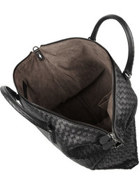 Sac fourre-tout en cuir noir Bottega Veneta