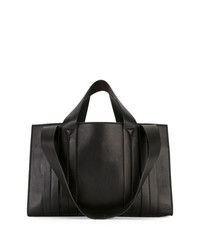 Sac fourre-tout en cuir noir Corto Moltedo