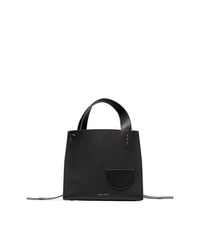 Sac fourre-tout en cuir noir Danse Lente