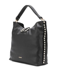 Sac fourre-tout en cuir noir Liu Jo