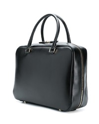 Sac fourre-tout en cuir noir Jil Sander