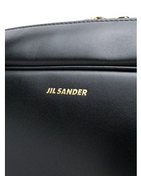 Sac fourre-tout en cuir noir Jil Sander