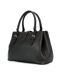 Sac fourre-tout en cuir noir Bally