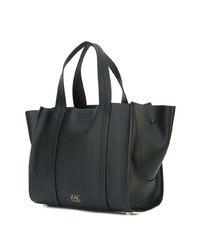 Sac fourre-tout en cuir noir Zac Zac Posen