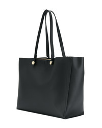 Sac fourre-tout en cuir noir Furla