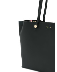 Sac fourre-tout en cuir noir Furla